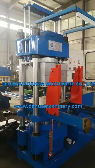 Máquina de prensa vulcanizadora de moldagem de borracha a vácuo de compressão totalmente automática de peças de borracha e silicone com certificado CE 200ton 250ton 300ton 400ton 500ton
