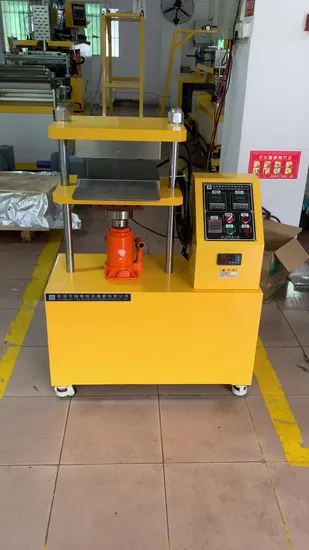Máquina de prensa térmica de PVC PP PE para moldagem por compressão